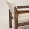 Pair of wooden armchairs from Eastern Europe, 70's.