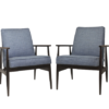 Pair of vintage armchairs 300-190 by H. Lis 1970