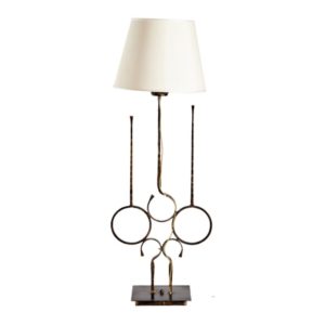 Italian wrought-iron floor lamp