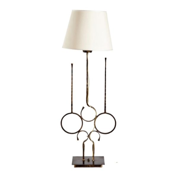 Italian wrought-iron floor lamp