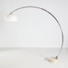 Arch lamp with marble base