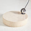 Arch lamp with marble base