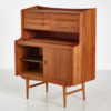 Restored teak bureau desk