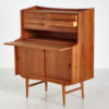 Restored teak bureau desk