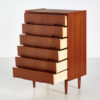 Restored teak chest of drawers