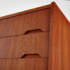 Restored teak chest of drawers