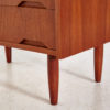 Restored teak chest of drawers