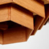 Rosewood and pine pendant