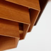 Rosewood and pine pendant