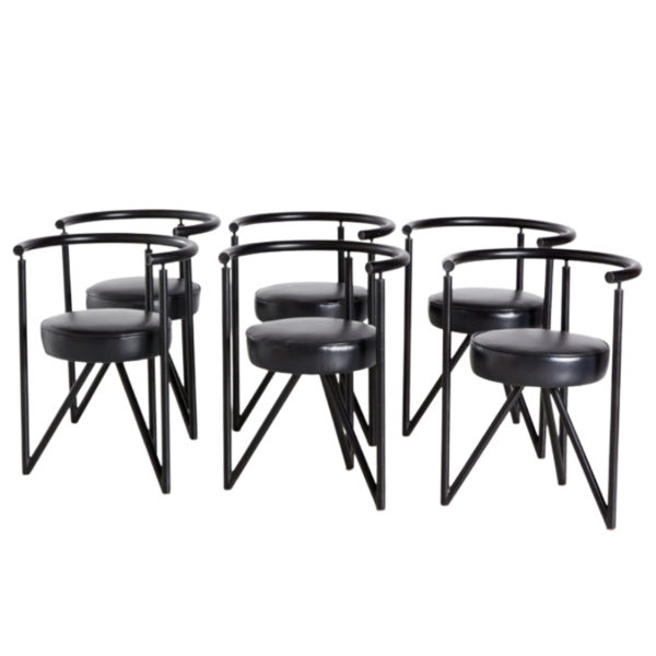 Miss Dorn armchairs by Philippe Starck, set of 6