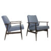 Pair of vintage armchairs 300-190 by H. Lis 1970