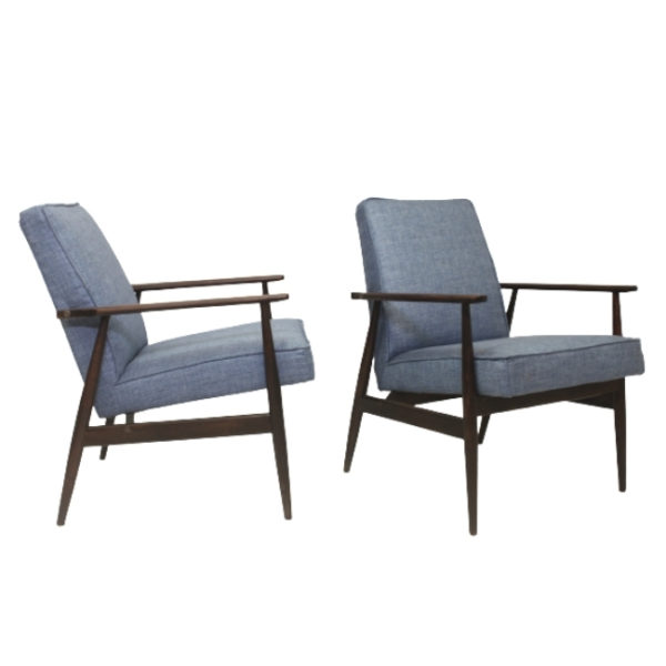 Pair of vintage armchairs 300-190 by H. Lis 1970