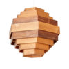 Rosewood and pine pendant