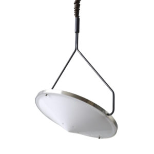 Vintage Pull-Down Compass B.1280 Ceiling Lamp by B. Lodder for Raak Amsterdam, 1970s