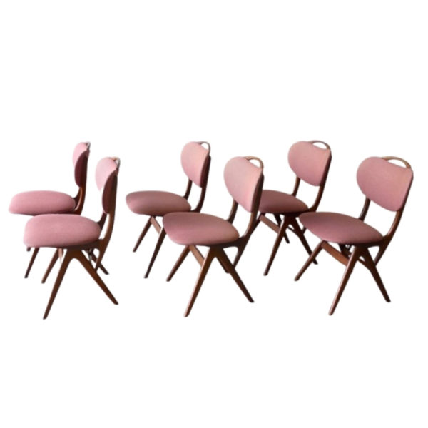Vintage Teak Chairs from Pynock, Set of 6 Vintage Teak Chairs from Pynock, Set of 6