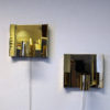 Norwegian brass pair of Høvik wall lamps mod 7382 from the 1970s Norwegian brass pair of Høvik wall lamps mod 7382 from the 1970s