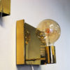 Norwegian brass pair of Høvik wall lamps mod 7382 from the 1970s Norwegian brass pair of Høvik wall lamps mod 7382 from the 1970s