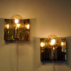 Norwegian brass pair of Høvik wall lamps mod 7382 from the 1970s Norwegian brass pair of Høvik wall lamps mod 7382 from the 1970s