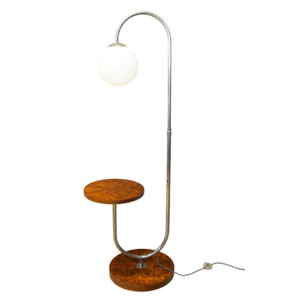 1930s Bauhaus Floor Lamp by Slezakovy Zavody