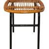 Mid Century Rattan Stool by Alan Fuchs for Experimental Housing Project Invalidovna in Prague