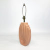 1980s Salmon Pink Ceramic Table Lamp Hollywood Regency Retro Vintage 1980s Salmon Pink Ceramic Table Lamp Hollywood Regency Retro Vintage