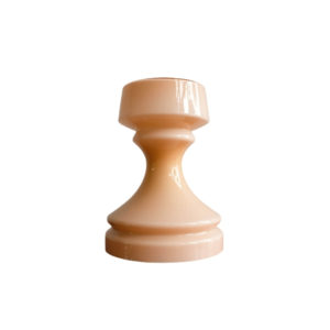 Chess Tower Pink Table Lamp by Ivan Jakeš for Glasswork Valašské Meziříčí, 1970s
