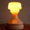 Chess Tower Pink Table Lamp by Ivan Jakeš for Glasswork Valašské Meziříčí, 1970s