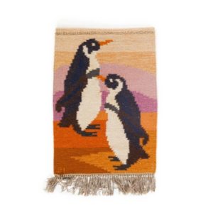 Scandinavian 20th century wall tapestry by Ingegerd Silow.