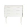 Chest of Drawers Painted in White