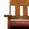1920s Amsterdam School smoke chair in solid oak 1920s Amsterdam School smoke chair in solid oak