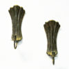 Lovely Vintage Brass wall candleholder pair 1960s, Sweden