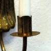 Lovely Vintage Brass wall candleholder pair 1960s, Sweden
