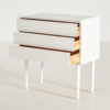 Chest of Drawers Painted in White