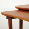 RESTORED TEAK NESTING TABLE