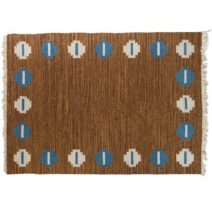 Scandinavian mid-century modern rug. 195 x 140 cm (6.4 x 4.59 ft)