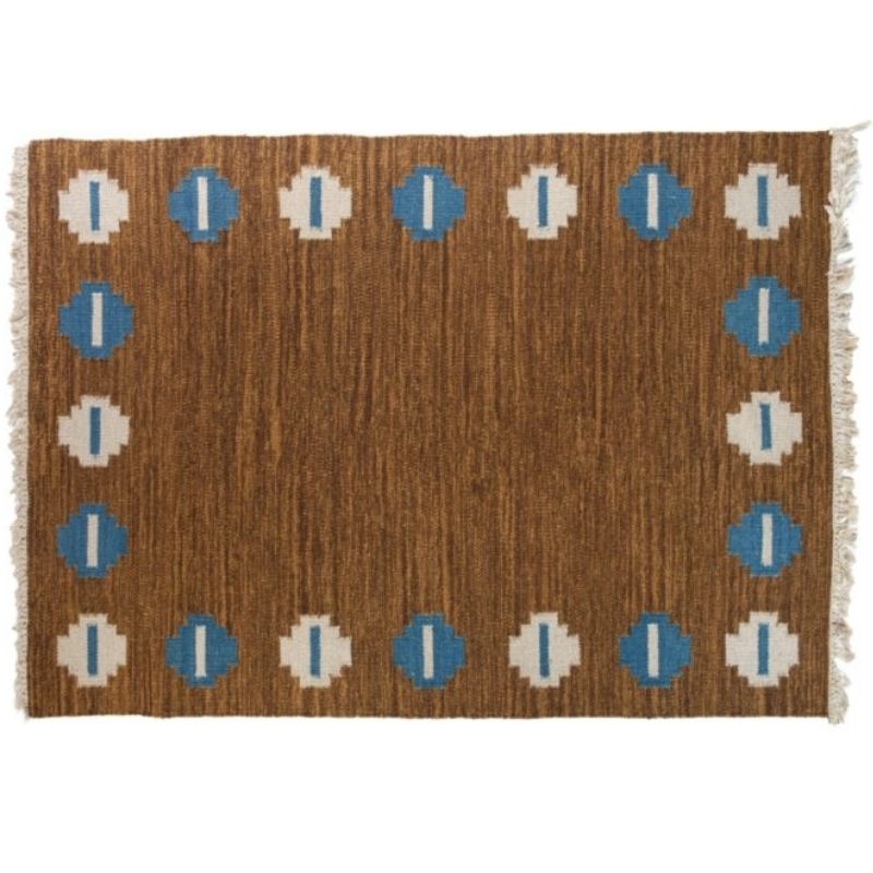 Scandinavian mid-century modern rug. 195 x 140 cm (6.4 x 4.59 ft)
