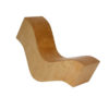 Vintage Plywood Wiggle Chair. 1980s