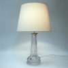 Swedish Crystal glass table lamp by Carl Fagerlund for Orrefors 1950s