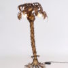 Gilt Metal Palm Tree Floor Lamp by Hans Kögl. 1970s