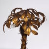 Gilt Metal Palm Tree Floor Lamp by Hans Kögl. 1970s