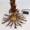 Gilt Metal Palm Tree Floor Lamp by Hans Kögl. 1970s