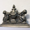 Pewter wall mirror by Oscar Antonsson for Ystad Metall, Sweden 1929
