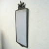 Pewter wall mirror by Oscar Antonsson for Ystad Metall, Sweden 1929