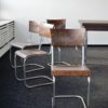 Bauhaus Tubular Steel and Wood Dining Set by Robert Slezák, 1930s Bauhaus Tubular Steel and Wood Dining Set by Robert Slezák, 1930s