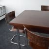 Bauhaus Tubular Steel and Wood Dining Set by Robert Slezák, 1930s Bauhaus Tubular Steel and Wood Dining Set by Robert Slezák, 1930s