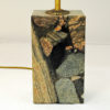 Norwegian rectangular stoneware `Conglo` tablelamp 1980s Norwegian rectangular stoneware `Conglo` tablelamp 1980s