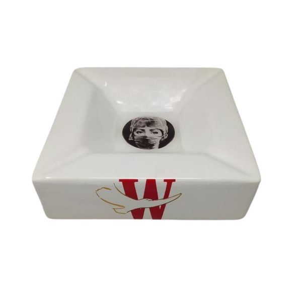 1970s Rare Fornasetti Porcelain Ashtray/Catchall by Piero Fornasetti for Winston 1970s Rare Fornasetti Porcelain Ashtray/Catchall by Piero Fornasetti for Winston
