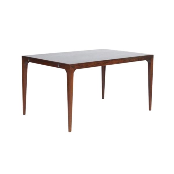 Danish Rosewood Dining Table by Poul Hundevad and Kai Winding for Hundevad & Co., 1950s