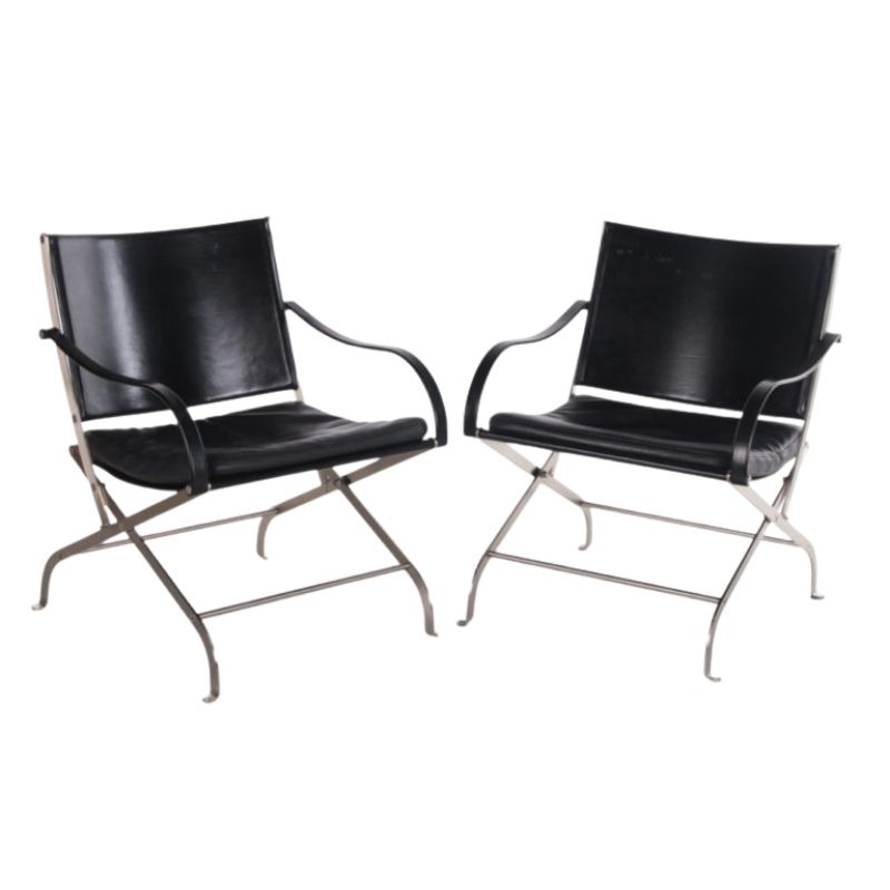 Set of black Carlotta chairs by Antonio Citterio, 1990s