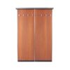Mid-Century teak wall coat rack, 1960s
